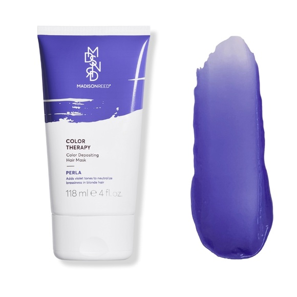 *HP* NEW Madison Reed Color Therapy Color Depositing Hair Mask Perla Purple Full - Picture 1 of 3